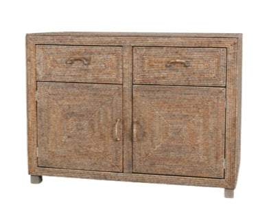 Rattan & Timber Cabinet