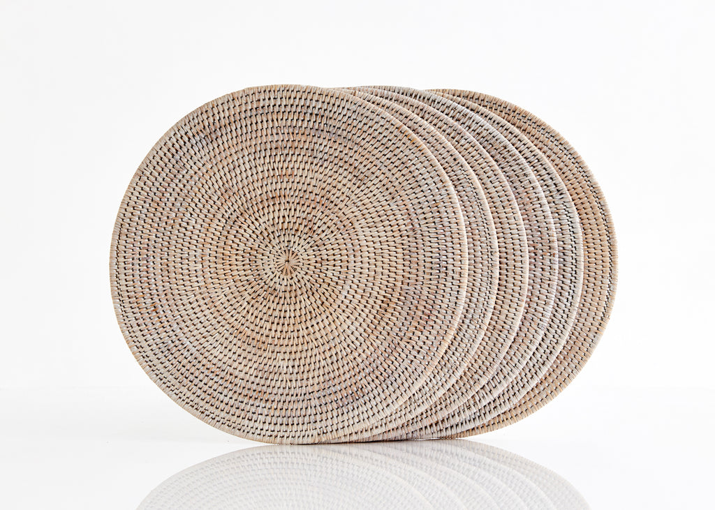 Round Placemats Set of 6 - Large